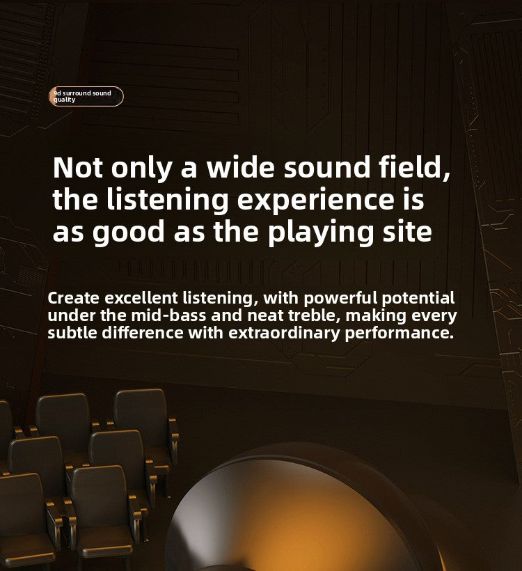 [1800hour long battery life]TWS Wireless Earphone Stereo Wireless Neck Hanging Headphone with mic Gaming Headset Deep Bass Noise Cancellation Type-c Earbuds - Anleila