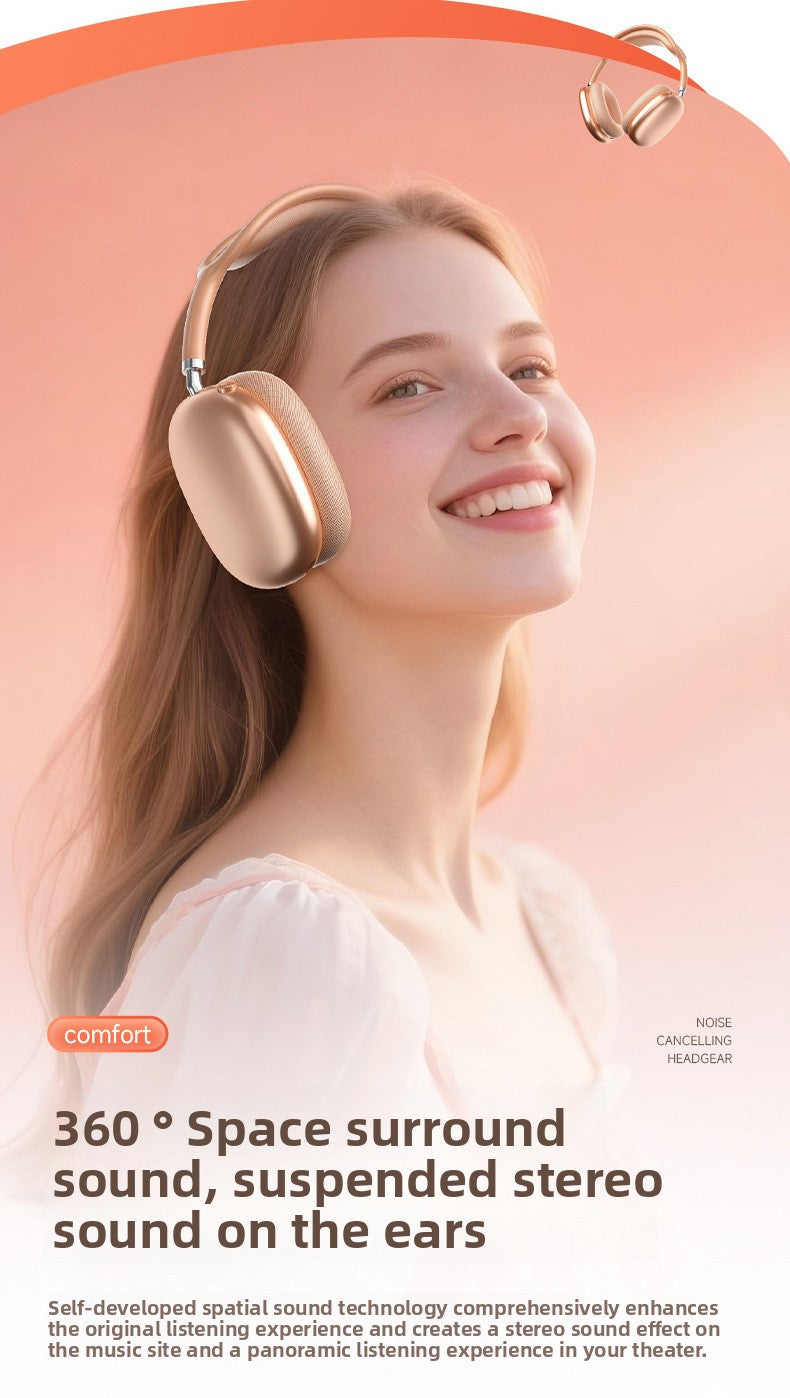 Bluetooth Headphones Ultra-Long Battery Life Call ANC Noise Cancelling Wireless Bluetooth Headphones For Apple, Android, HarmonyOS, Windows - Anleila