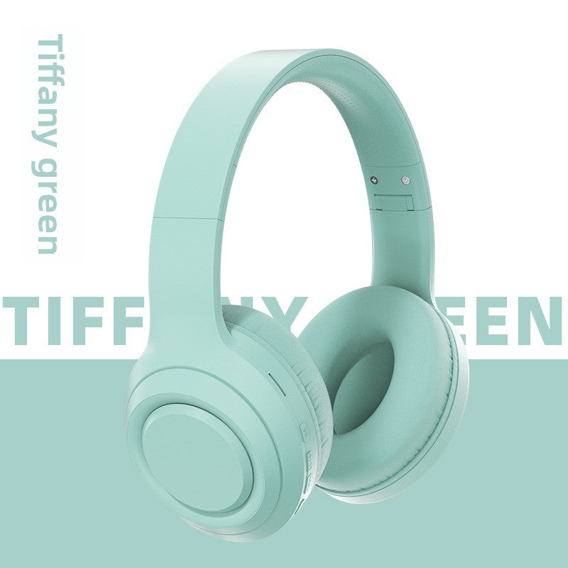 Preminum Bluetooth Headset Wireless Deep Bass HI-FI Super Long Noise Reduction Fodable Headset Colorful Headphone - Anleila