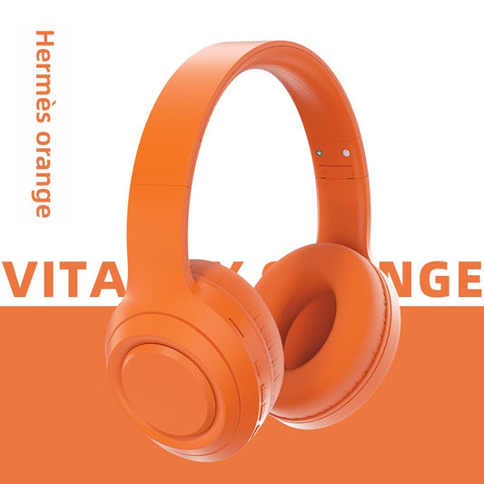 Preminum Bluetooth Headset Wireless Deep Bass HI-FI Super Long Noise Reduction Fodable Headset Colorful Headphone - Anleila