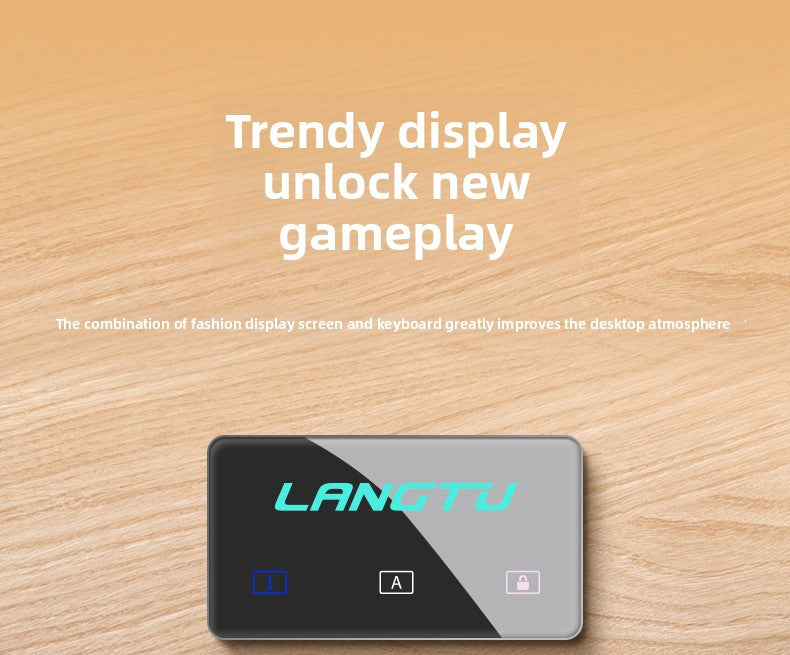 Langtu L98 Wired Silent Office Keyboard Mechanical Feel RGB Lighting Gaming Competitive High-Value Keyboard - Anleila