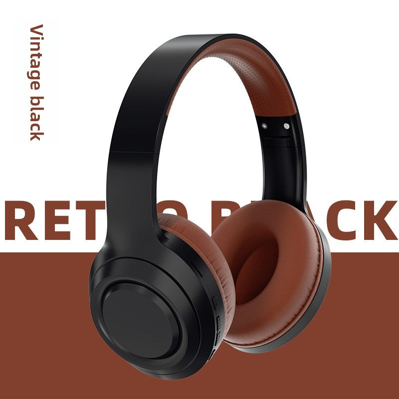 Preminum Bluetooth Headset Wireless Deep Bass HI-FI Super Long Noise Reduction Fodable Headset Colorful Headphone - Anleila
