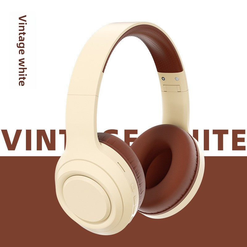 Preminum Bluetooth Headset Wireless Deep Bass HI-FI Super Long Noise Reduction Fodable Headset Colorful Headphone - Anleila