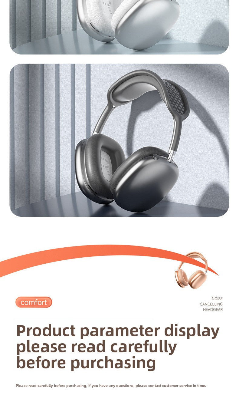 Bluetooth Headphones Ultra-Long Battery Life Call ANC Noise Cancelling Wireless Bluetooth Headphones For Apple, Android, HarmonyOS, Windows - Anleila
