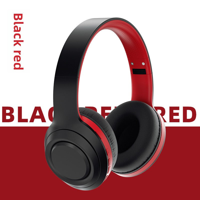 Preminum Bluetooth Headset Wireless Deep Bass HI-FI Super Long Noise Reduction Fodable Headset Colorful Headphone - Anleila