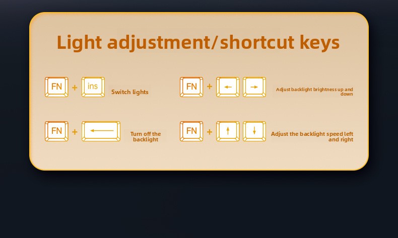 Langtu L98 Wired Silent Office Keyboard Mechanical Feel RGB Lighting Gaming Competitive High-Value Keyboard - Anleila