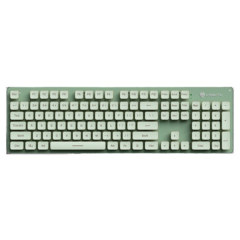 Langtu L1 Mechanical Feel Silent Wireless Keyboard Desktop Laptop Gaming Office Backlit Wired Keyboard - Anleila
