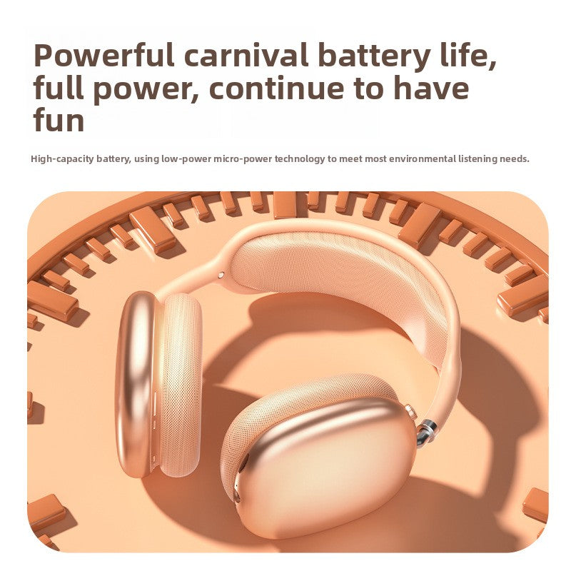Bluetooth Headphones Ultra-Long Battery Life Call ANC Noise Cancelling Wireless Bluetooth Headphones For Apple, Android, HarmonyOS, Windows - Anleila