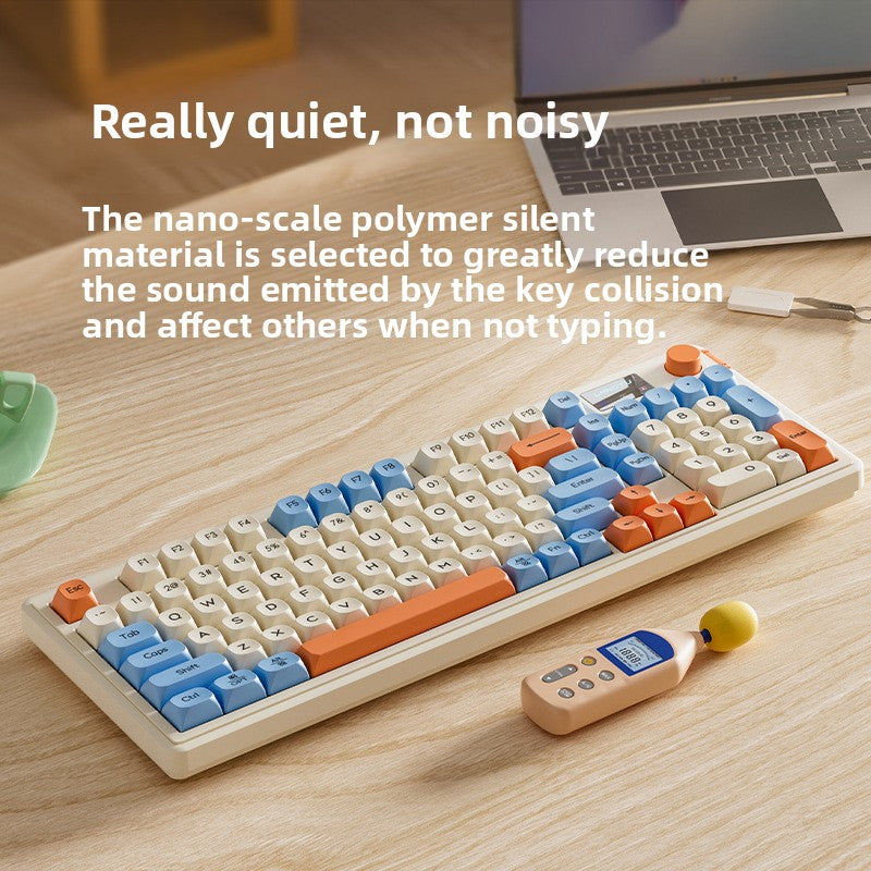 Langtu L98 Wired Silent Office Keyboard Mechanical Feel RGB Lighting Gaming Competitive High-Value Keyboard - Anleila