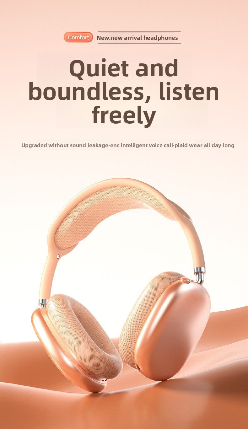 Bluetooth Headphones Ultra-Long Battery Life Call ANC Noise Cancelling Wireless Bluetooth Headphones For Apple, Android, HarmonyOS, Windows - Anleila